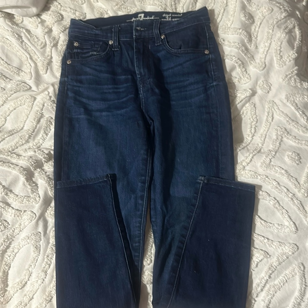 Seven for all mankind jeans ankle cut high waisted size 26